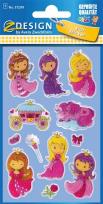Opakowanie Naklejki błyszczące - Księżniczki