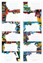 Opakowanie Naklejki na zeszyt Graffiti (25szt)