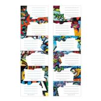 Opakowanie Naklejki na zeszyt Kaktus, Ananas (25szt)