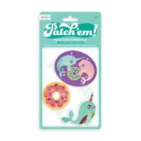 Opakowanie Naprasowanki Patch Em - Narwale