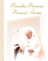 Okładka książki Pamiątka Pierwszej Komunii Świętej - JP II