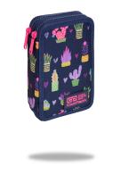 Opakowanie Piórnik coolpack podwójny z wyposażeneim jumper 2 cactus