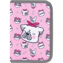 Opakowanie Piórnik jednokomorowy z wyposażeniem pieski 20015s