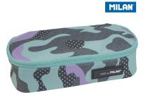 Opakowanie Piórnik owalny Turquoise Camouflage MILAN