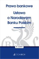 Okładka książki Prawo bankowe Ustawa o Narodowym Banku Polskim