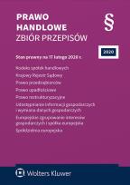 Okładka książki Prawo handlowe Zbiór przepisów w.33/2020