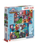 Opakowanie Puzzle 2x20 Super Kolor Superhero