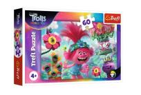 Opakowanie Puzzle 60 W muzycznym świecie Troli TREFL