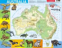 Okładka książki Puzzle ramkowe - Australia fizyczna