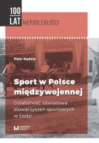 Okładka książki Sport w Polsce międzywojennej