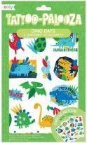 Opakowanie Tatuaże zmywalne Tattoo Palooza - Dinozaury