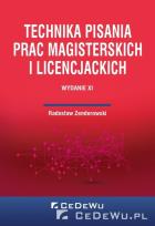 Okładka książki Technika pisania prac magisterskich i licencj.