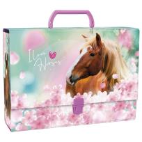 Opakowanie Teczka z rączką gruba 06 Konie DERFORM