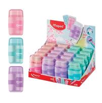 Opakowanie Temperówka z gumką Connect pastel 2 otwory (20szt)