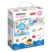 Okładka książki ZABAWY NA START MÓJ DZIEŃ 15M+ CZUCZU