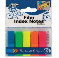 Opakowanie Zakładki indeksujące 45x12mm 25K. 80408 mix