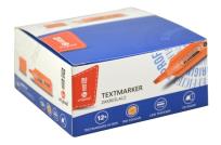 Opakowanie Zakreślacz neonowy pomarańczowy (12szt) MemoBe