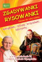 Okładka książki Zgadywanki Rysowanki św. Jan Paweł II i kardynał..