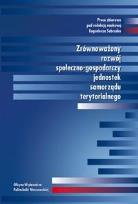 Okładka książki Zrównoważony rozwój społ.-gospo. jednostek...