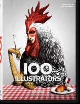 Okładka książki 100 Illustrators