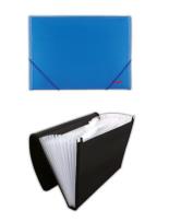 Opakowanie Aktówka 12 przegródek PP-4302 niebieska PENMATE