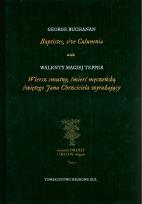 Okładka książki Baptistes, sive Calumnia. Wiersz smutny, śmierć męczeńską świętego Jana Chrzciciela wyrażający