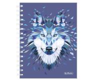 Opakowanie Brulion na spirali A5/100K kratka Wild Wolf (2szt)