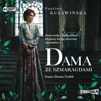 Okładka książki Dama ze szmaragdami audiobook