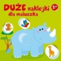 Okładka książki Duże naklejki dla maluszka - nosorożec 3+