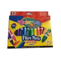 Opakowanie Flamastry colorino kids z okrągłą końcówką jumbo 12 kolorów