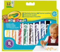 Okładka książki Flamastry Zmywalne Mini Kids 12 szt. CRAYOLA