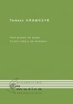 Okładka książki For pieces for piano (Cztery utwory na fortepian)