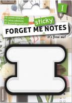 Opakowanie Forget me sticky notes kart samoprzylepne litera I