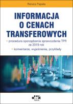 Okładka książki Informacja o cenach transferowych / PGK1379