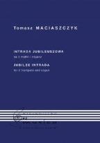 Okładka książki Intrada Jubileuszowa na 2 trąbki i organy