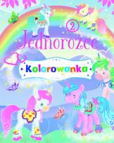 Okładka książki Jednorożce. Kolorowanka 2