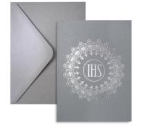 Opakowanie Kartka komunijna Hostia srebrna