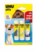 Opakowanie Klej w sztyfcie Stic 8,2g Pets 2 2szt + klej magic