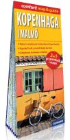Okładka książki Kopenhaga i Malmö laminowany map&guide (2w1: przewodnik i mapa)
