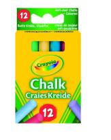 Okładka książki Kreda niepyląca kolorowa 12 kolorów CRAYOLA