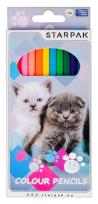 Opakowanie Kredki ołówkowe 12 kolorów Kotki