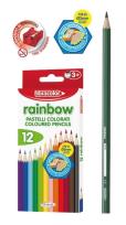 Opakowanie Kredki Rainbow 12 kol+temperówka FIBRACOLOR