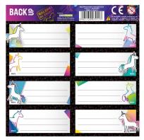 Opakowanie Nalepki na zeszyty BackUp (25szt) DERFORM