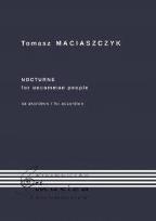 Okładka książki Nocturne for uncommon people na akordeon