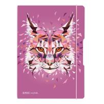 Opakowanie Notatnik A4/2x40K kratka+linia My.Book Flex Lynx