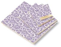 Opakowanie Notes ozdobny A7 BR NP L07A Filoetowe kwiaty ROSSI