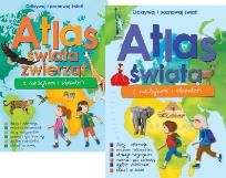 Opakowanie Pakiet atlasów. Świata i Zwierząt z naklejkami