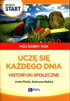 Okładka książki Pewny start Mój dobry rok Uczę się każdego dnia Historyjki społeczne