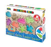 Opakowanie Piasek kinetyczny 500g z foremkami i narzędziami