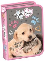 Opakowanie Piórnik dwuklapkowy bez wyposażenia CAT & DOG